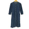 ギャップデニム GAP DENIM ベルテッド ノーカラーデニムシャツ ワンピース レディース JPN:S