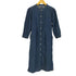 ギャップデニム GAP DENIM ベルテッド ノーカラーデニムシャツ ワンピース レディース JPN:S
