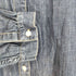 ギャップデニム GAP DENIM ベルテッド ノーカラーデニムシャツ ワンピース レディース JPN:S