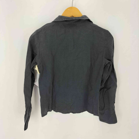アニエスベー agnes b. PARIS L/S オープンカラーシャツ レディース