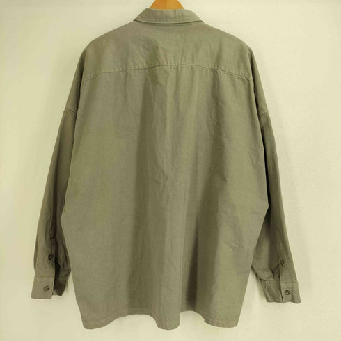 ザラ ZARA RELAXED FIT 長袖シャツジャケット メンズ import:M