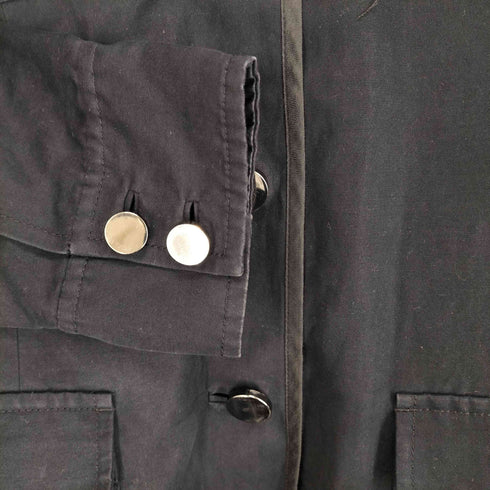 ユナイテッドアローズ UNITED ARROWS シルバーボタン コットンツイル マルチポケット トレンチコート レディース 40