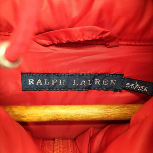 ラルフローレン RALPH LAUREN キルティング ジップアップ ドローコード ダウンジャケット メンズ JPN:L