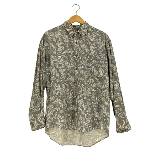 プリングルオブスコットランド Pringle of Scotland 総柄 レギュラーカラーシャツ メンズ import:M