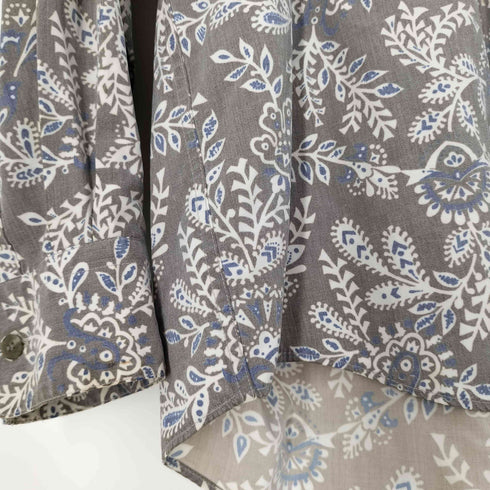 プリングルオブスコットランド Pringle of Scotland 総柄 レギュラーカラーシャツ メンズ import:M