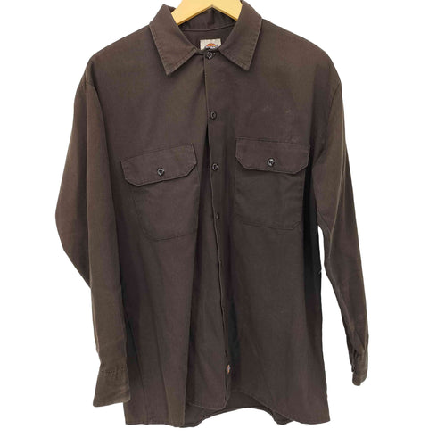 ディッキーズ Dickies L/S WORK SHIRT メンズ JPN:M