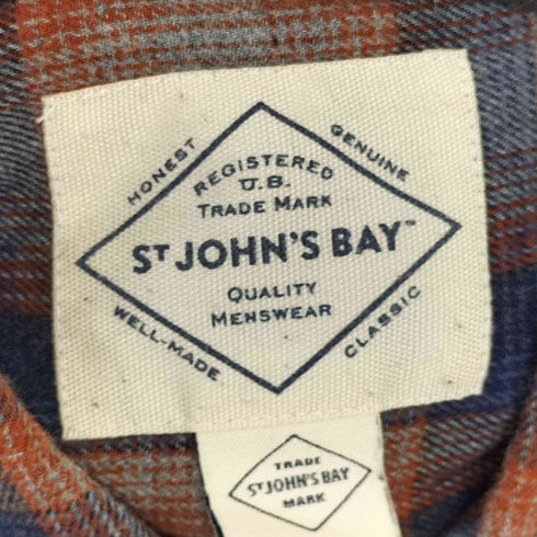 セントジョンズベイ STJOHNS BAY L/S BDチェックシャツ メンズ import:XXL