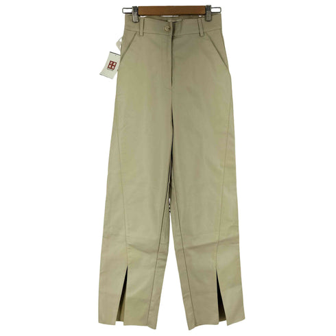 スタイルミキサー STYLEMIXER フェイクレザースリットパンツ レディース JPN:M