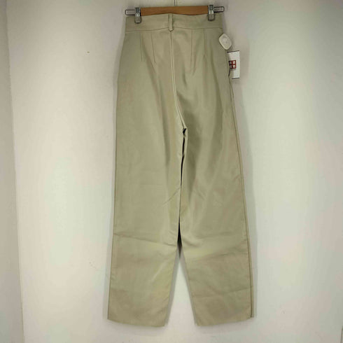スタイルミキサー STYLEMIXER フェイクレザースリットパンツ レディース JPN:M