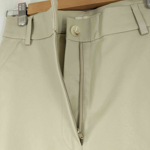 スタイルミキサー STYLEMIXER フェイクレザースリットパンツ レディース JPN:M