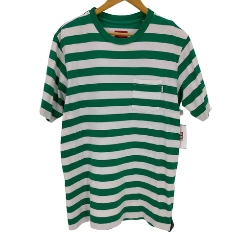 シュプリーム Supreme ボーダーポケットTEE メンズ JPN:L