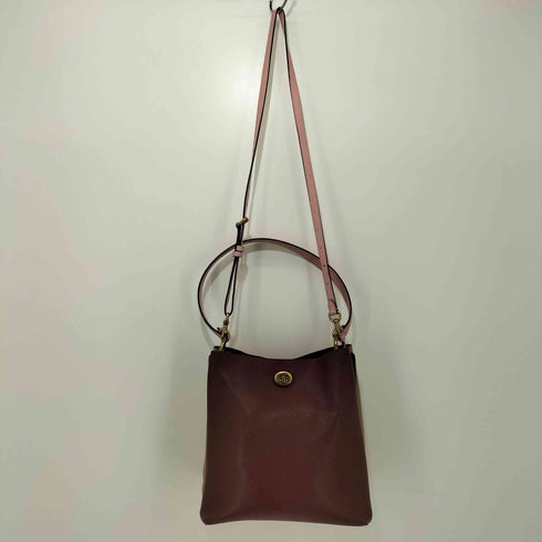 コーチ COACH マルチカラー 2WAYレザーショルダーバッグ レディース