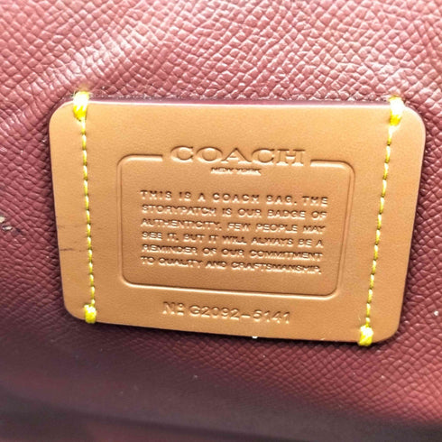 コーチ COACH マルチカラー 2WAYレザーショルダーバッグ レディース