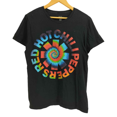 RED HOT CHILI PEPPERS バンドプリント タイダイロゴTシャツ メンズ import:M