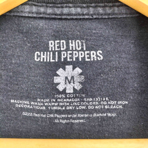 RED HOT CHILI PEPPERS バンドプリント タイダイロゴTシャツ メンズ import:M