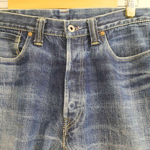 ドゥニーム Denime X lot 559 月桂樹ボタン ボタンフライデニム メンズ W32 L34