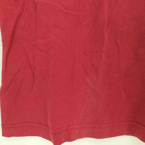 アディダス adidas デサント製 3ライン クルーネックTシャツ メンズ import:L