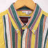 EXAMPLE BY MISSONI イタリア製 ストライプ ボタンダウン 半袖シャツ メンズ 41