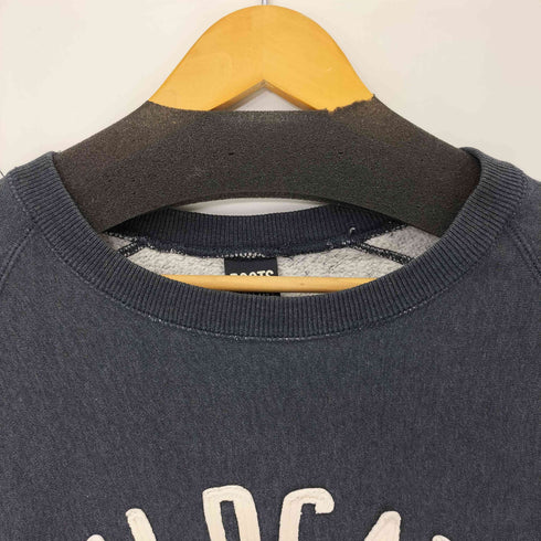 ルーツアスレチック roots athletics ロゴ刺繍 ラグランスリーブスウェット メンズ import:L