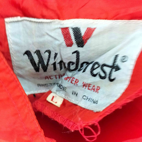 WINDREST ハーフジップ ナイロン プルオーバー ジャケット メンズ import:L