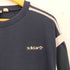 アディダス adidas チュニジア製 VENTEX フェイクレイヤード スリーライン アクリル クルーネックスウェット メンズ