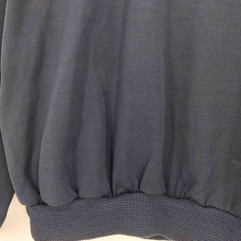 アディダス adidas チュニジア製 VENTEX フェイクレイヤード スリーライン アクリル クルーネックスウェット メンズ