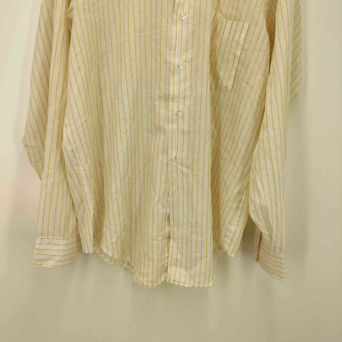 USA製 ロングカラー ストライプ L/S シャツ メンズ