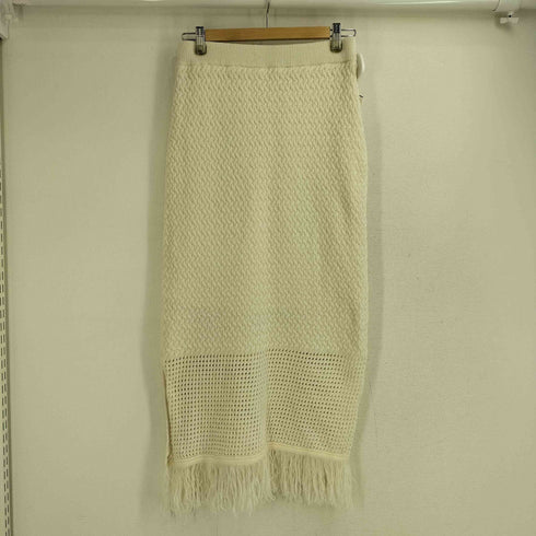 アズールバイマウジー AZUL by moussy 23ss メッシュクロシェコンビスカート レディース JPN:M