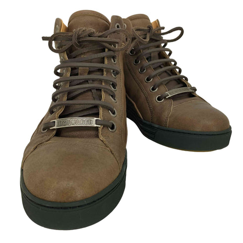 ディースクエアード DSQUARED2 レザー ハイカットスニーカー メンズ EUR:39.5