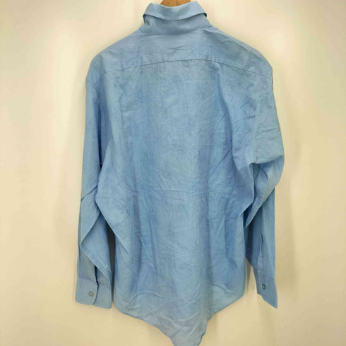 70S K-MART ジャガード ペイズリー ロングカラー L/S シャツ メンズ 15 1/2-34