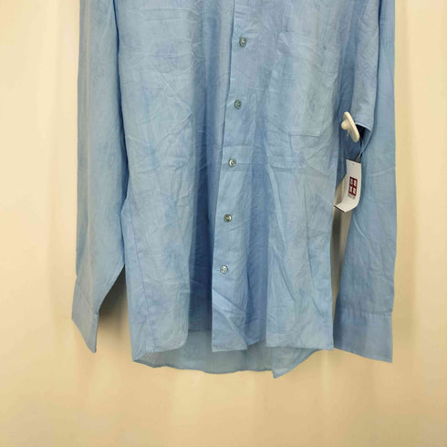 70S K-MART ジャガード ペイズリー ロングカラー L/S シャツ メンズ 15 1/2-34