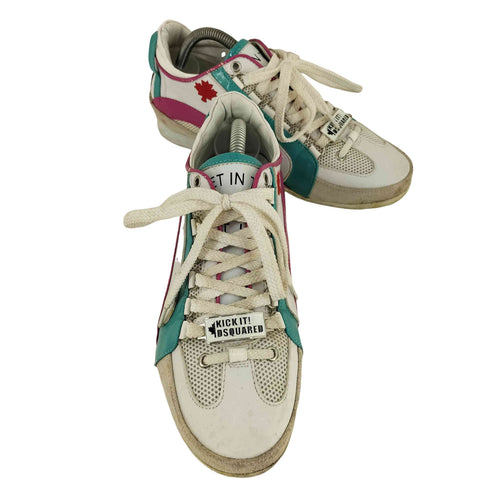 ディースクエアード DSQUARED2 ロゴプレート 1964 エナメルスニーカー レディース JPN:37
