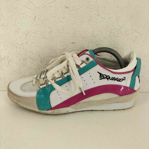 ディースクエアード DSQUARED2 ロゴプレート 1964 エナメルスニーカー レディース JPN:37