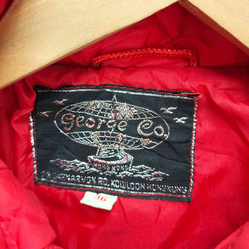 ジョージ GEORGE CONMAR ZIP コンマージップ キルティング デタッチャブル フード ジャケット メンズ US:36