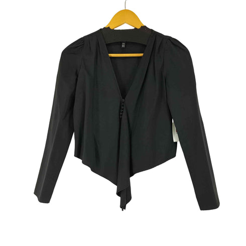 ザラ ZARA フロントボタン 変形ブラウス レディース US XS