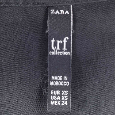ザラ ZARA フロントボタン 変形ブラウス レディース US XS