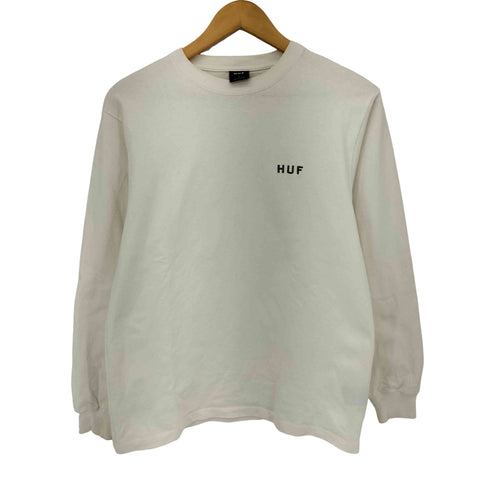 ハフ HUF ロゴ刺繍 ヘビーウェイト L/S Tシャツ メンズ JPN:S