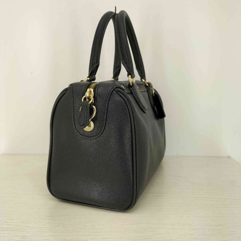 コーチ COACH クロスグレーンレザー ミニベネット サッチェル ハンドバッグ レディース