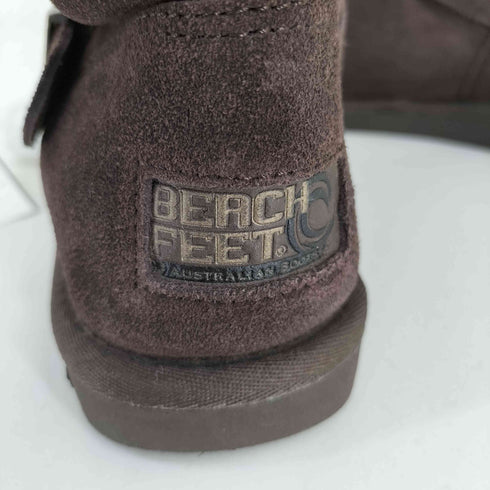 ビーチフィート BEACH FEET スエードレザー ムートンブーツ レディース US:7