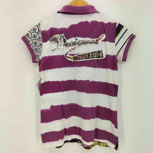 デシグアル Desigual 総柄 ポロシャツ レディース import:M
