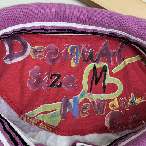 デシグアル Desigual 総柄 ポロシャツ レディース import:M