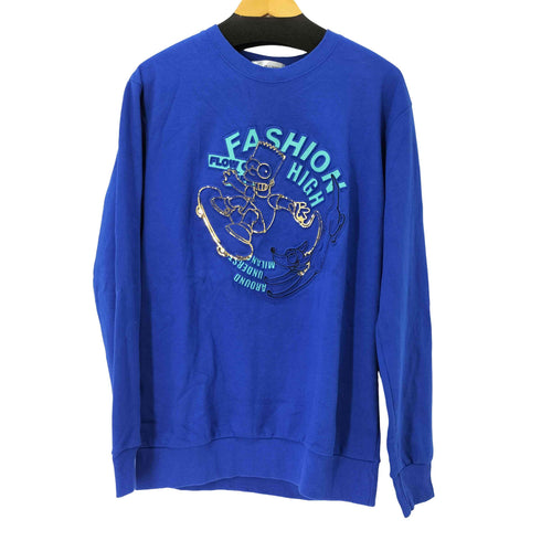 IIIIIVIII フロントキャラクターデザインクルーネックTシャツ メンズ JPN:2
