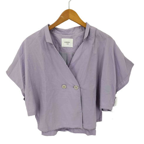 アメリヴィンテージ Ameri VINTAGE OVER SIDE BITTEN SHIRT レディース FREE
