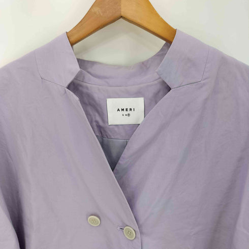アメリヴィンテージ Ameri VINTAGE OVER SIDE BITTEN SHIRT レディース FREE