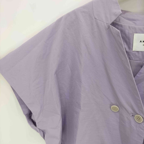 アメリヴィンテージ Ameri VINTAGE OVER SIDE BITTEN SHIRT レディース FREE