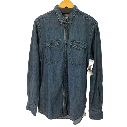 アディダス adidas L/S デニムシャツ メンズ import:M