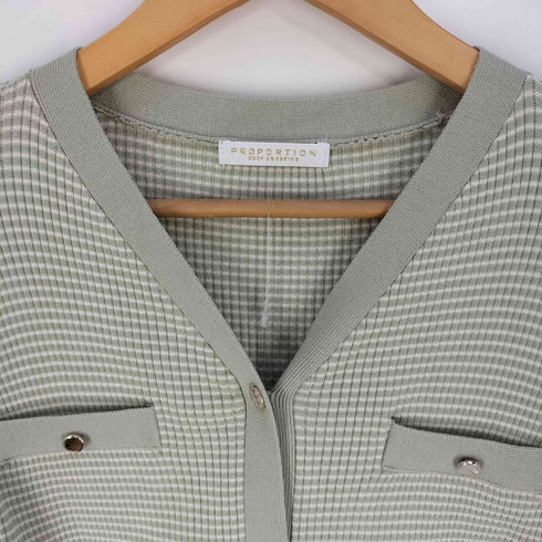 プロポーションバイボディードレッシング PROPORTION BODY DRESSING ツイードライクリブニットセットアップ レディース M