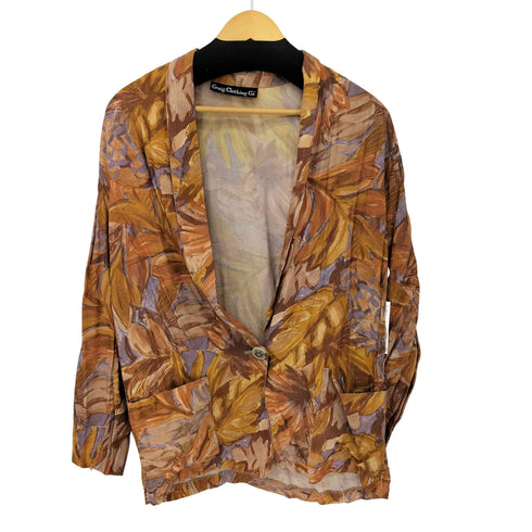Craig Clothing Co. 総柄 1B テーラードジャケット select レディース