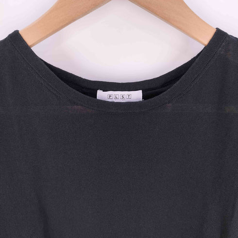 プラステ PLST ボートネックラウンドヘムTシャツ レディース JPN:M