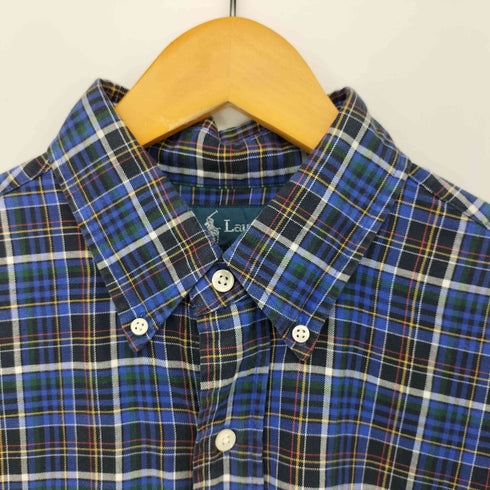ラルフローレン RALPH LAUREN CUSTOM FIT ポニー刺繍 ボタンダウン チェックシャツ メンズ import:M